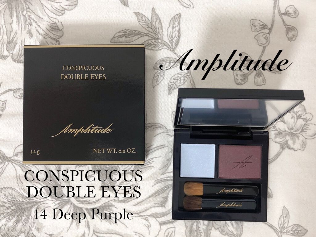 コンスピキュアス ダブルアイズ/Amplitude/アイシャドウパレットを使ったクチコミ(1枚目)