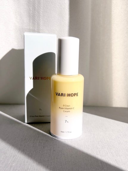 8デイズ ピュアビタミンCクリーム/VARI:HOPE/フェイスクリームを使ったクチコミ(1枚目)