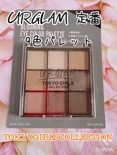 UR GLAM　BLOOMING EYE COLOR PALETTE/U R GLAM/アイシャドウパレットを使ったクチコミ（1枚目）