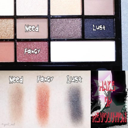 アイラブチョコレート/MAKEUP REVOLUTION/アイシャドウパレットを使ったクチコミ(2枚目)