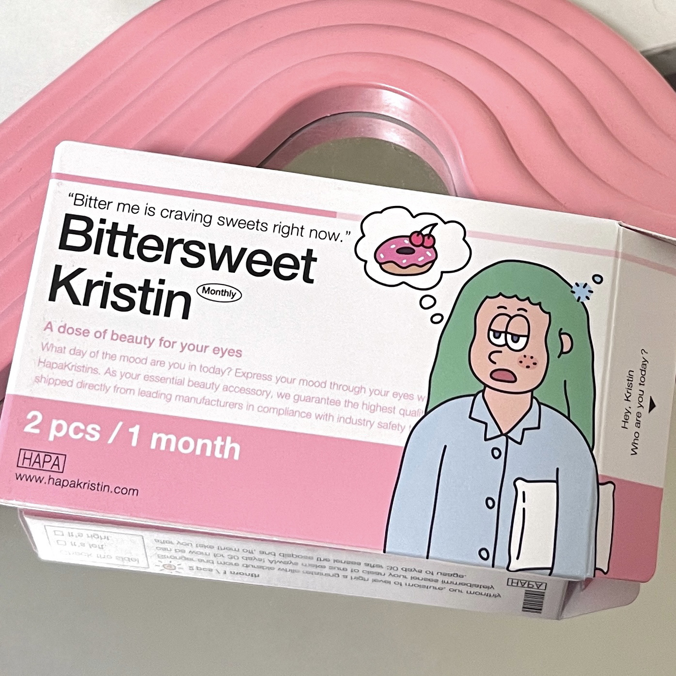 ビタースイートクリスティン/Hapa kristin/カラーコンタクトレンズを使ったクチコミ（3枚目）