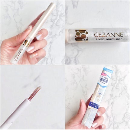グロウリキッドライナー/CEZANNE/リキッドアイライナーを使ったクチコミ(4枚目)