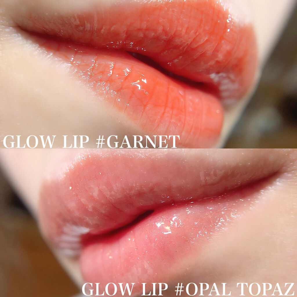 LUSTER GLOW LIP/purplish/リップグロスを使ったクチコミ（3枚目）