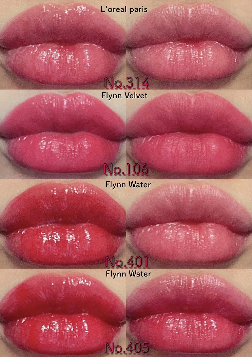 ルージュシグネチャー /ロレアル パリ/リップグロスを使ったクチコミ（2枚目）