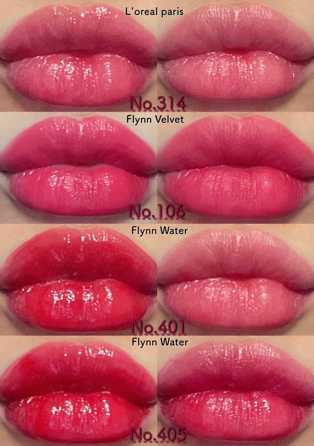 ルージュシグネチャー /ロレアル パリ/リップグロスを使ったクチコミ(2枚目)