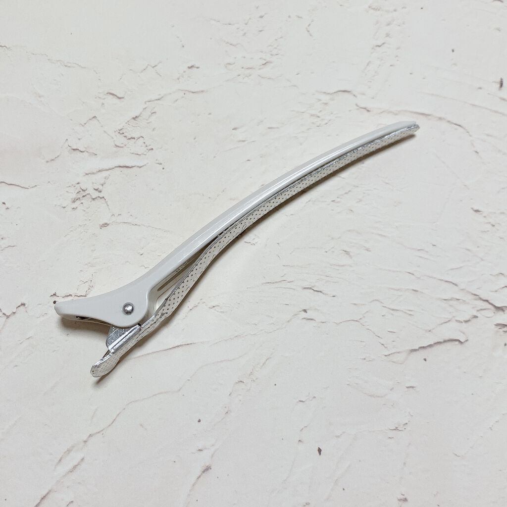 ヘアクリップ・大 グレー/無印良品/ヘアアクセサリーを使ったクチコミ（2枚目）