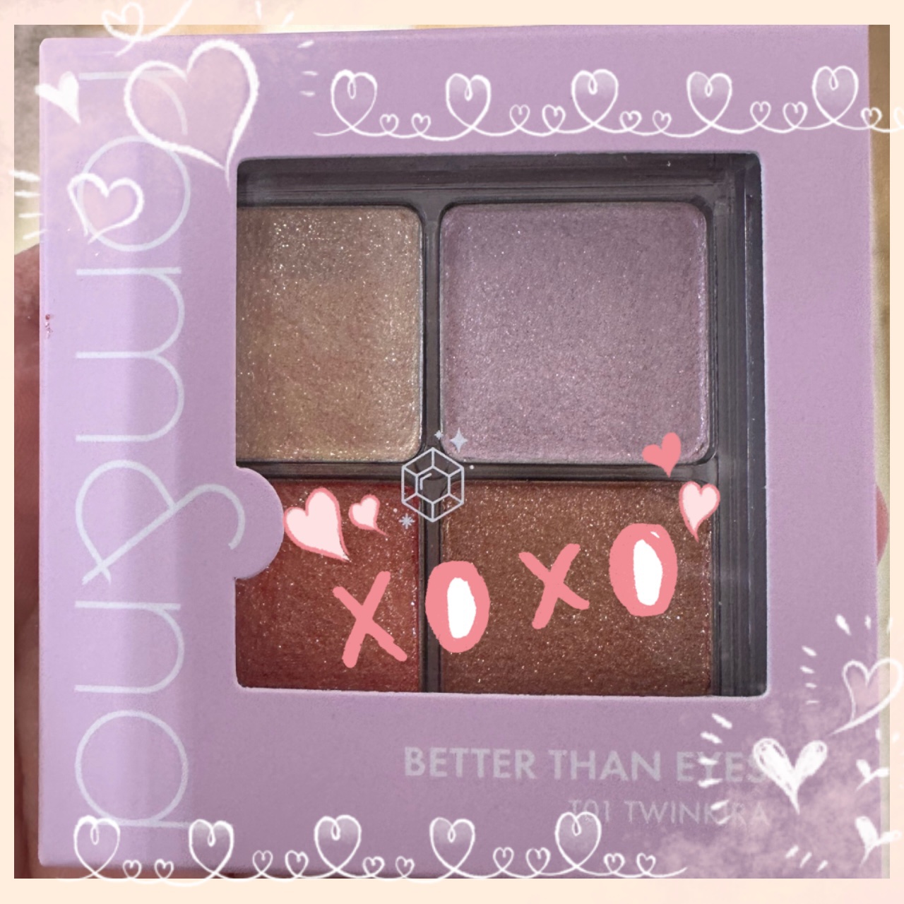 ベターザンアイズ/rom&nd/アイシャドウパレットを使ったクチコミ（1枚目）