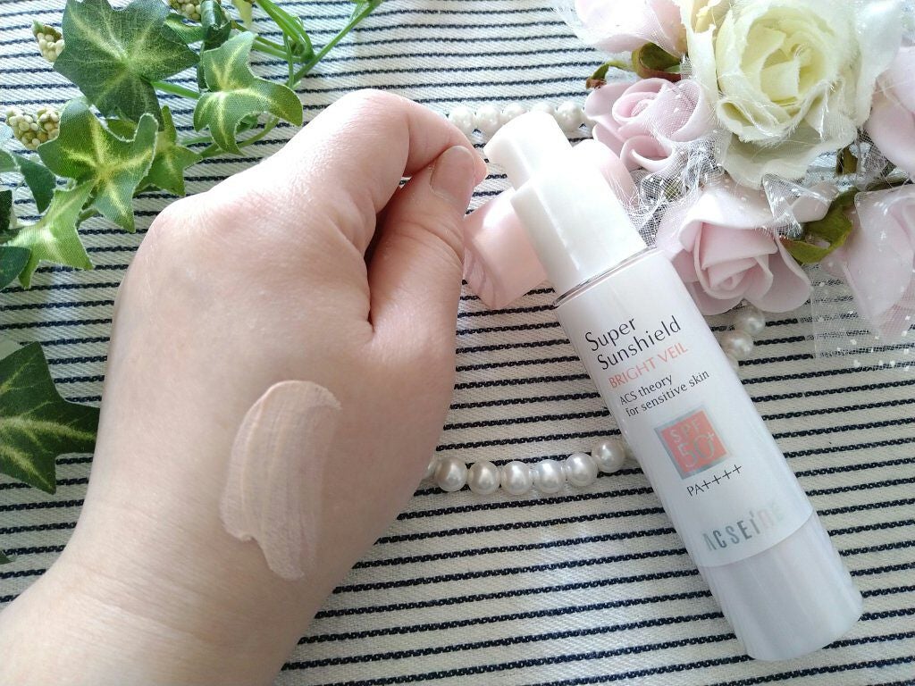 スーパーサンシールド ブライトヴェール/ACSEINE/化粧下地を使ったクチコミ(5枚目)