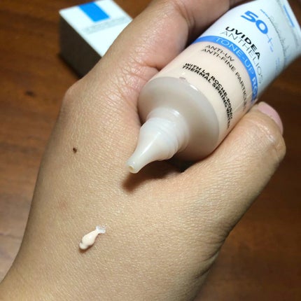 UVイデア XL プロテクショントーンアップ ローズ/ラ ロッシュ ポゼ/日焼け止めクリームを使ったクチコミ(3枚目)