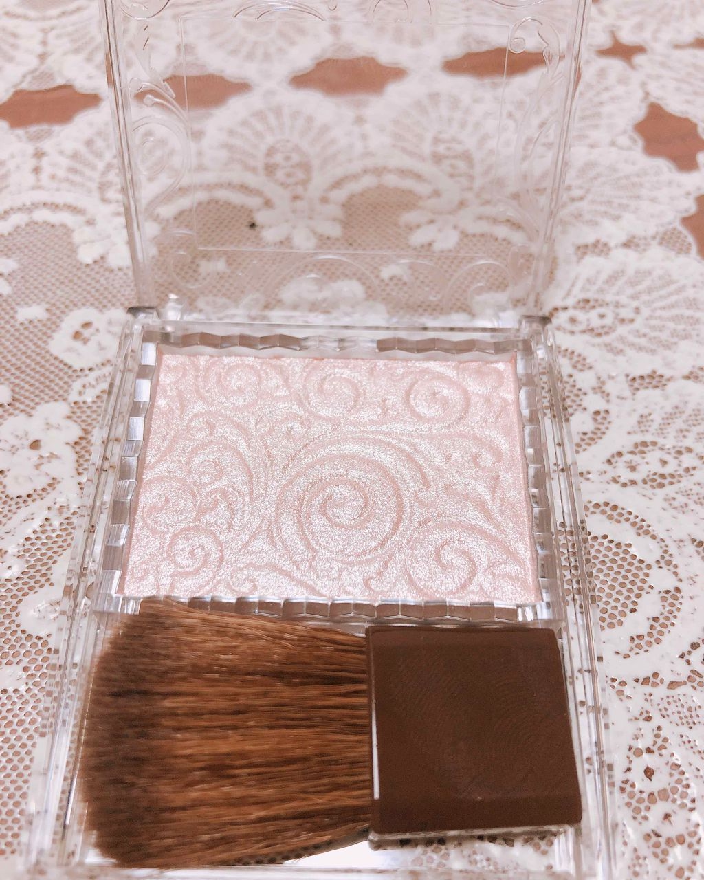 パールグロウハイライト/CEZANNE/パウダーハイライトを使ったクチコミ(2枚目)