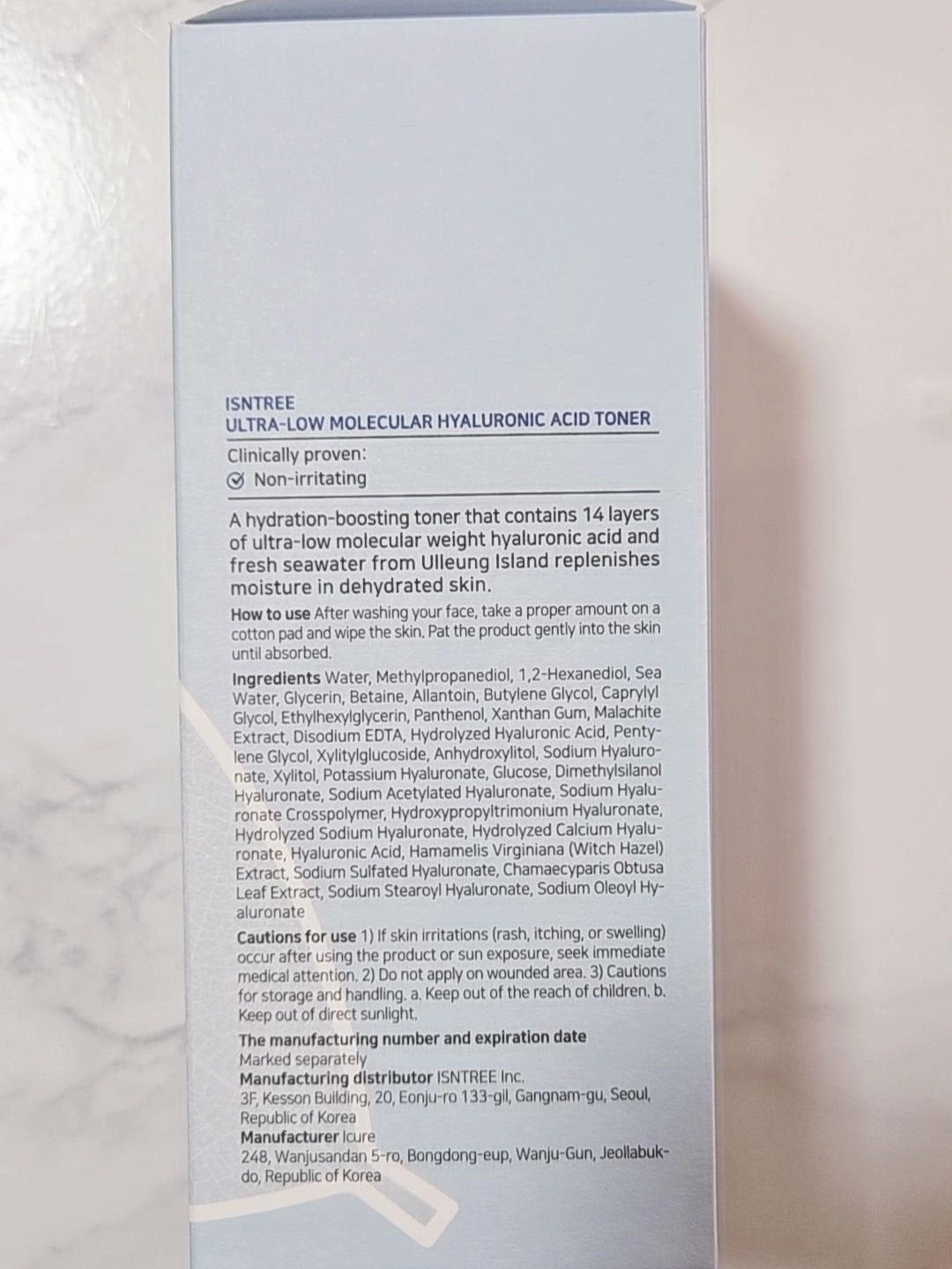 超低分子ヒアルロン酸トナー/Isntree/化粧水を使ったクチコミ(4枚目)