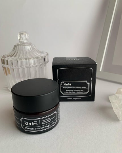 ミッドナイトブルーカーミングクリーム/Klairs/フェイスクリームを使ったクチコミ(5枚目)