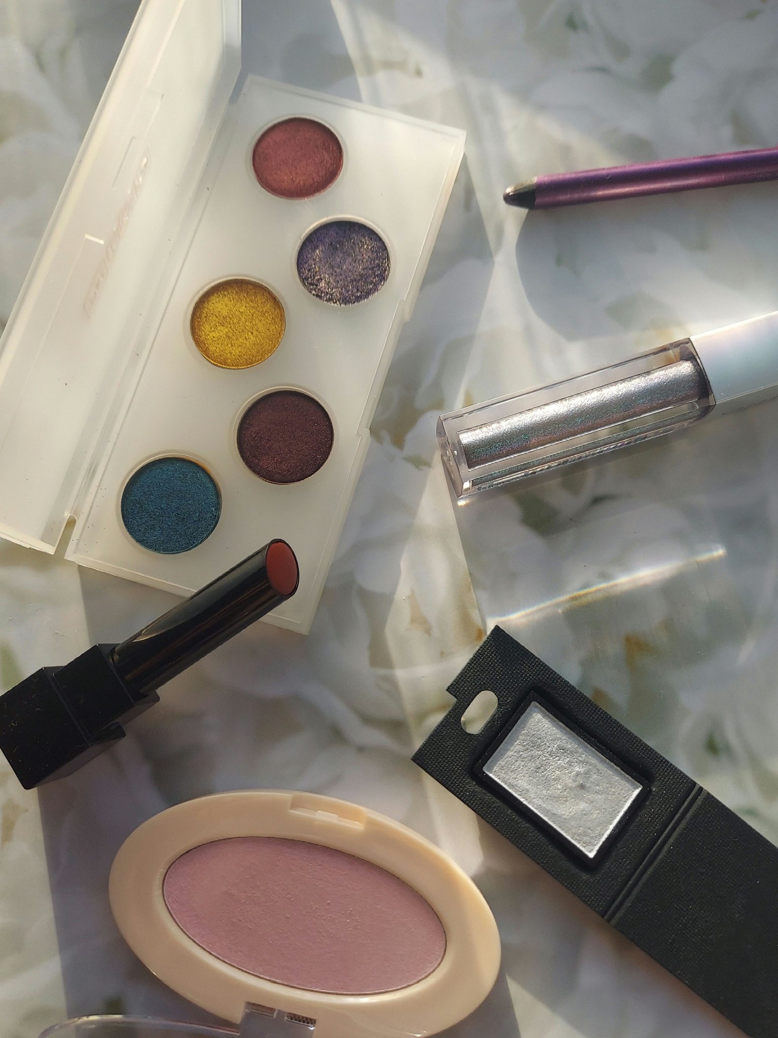 ヴァティック アイズ 02 ブルーモルフォ/Celvoke/単色アイシャドウを使ったクチコミ（1枚目）