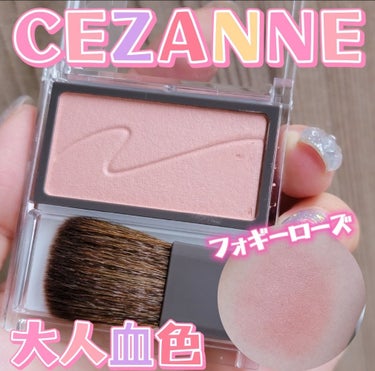 チークブラッシュ/CEZANNE/パウダーチークを使ったクチコミ（1枚目）