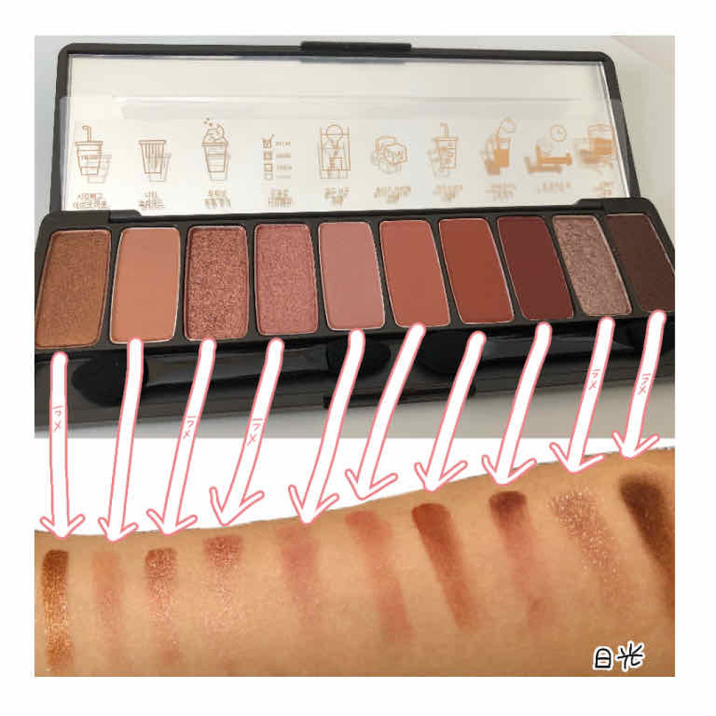 プレイカラー アイシャドウ/ETUDE/アイシャドウパレットを使ったクチコミ（2枚目）