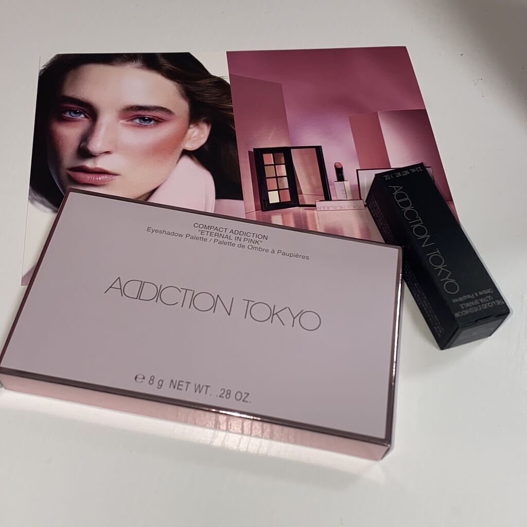 コンパクトアディクション “エターナル イン ピンク”/ADDICTION/アイシャドウパレットを使ったクチコミ（3枚目）