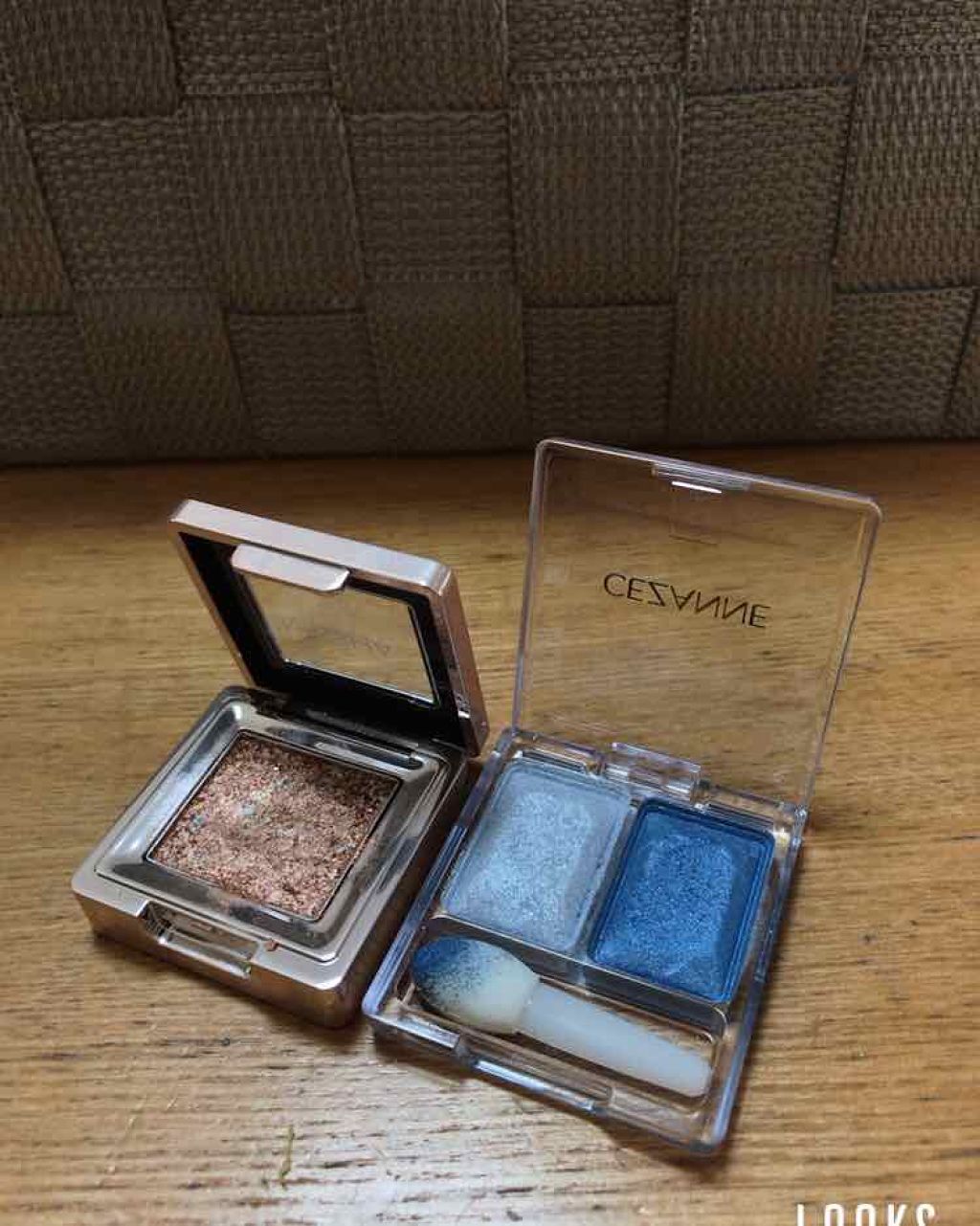 ツーカラー アイシャドウ ラメシリーズ/CEZANNE/アイシャドウパレットを使ったクチコミ(1枚目)