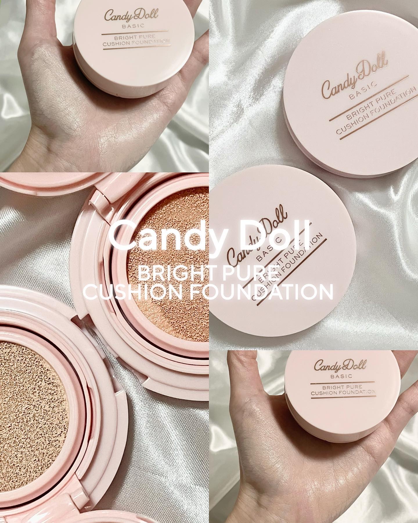 ブライトピュアクッションファンデーション 01 クリアバニラ/CandyDoll/クッションファンデーションを使ったクチコミ（1枚目）