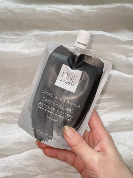 ダブル ブラック ウォッシャー/ONE BY KOSE/その他洗顔料を使ったクチコミ(1枚目)