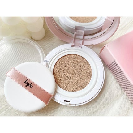 F5 リフレッシュクッション/keybo/クッションファンデーションを使ったクチコミ(3枚目)