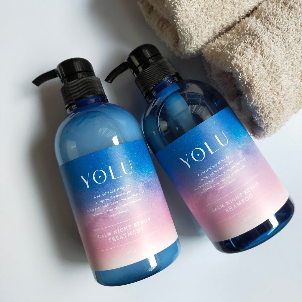 カームナイトリペアシャンプー/トリートメント/YOLU/市販シャンプーを使ったクチコミ(1枚目)