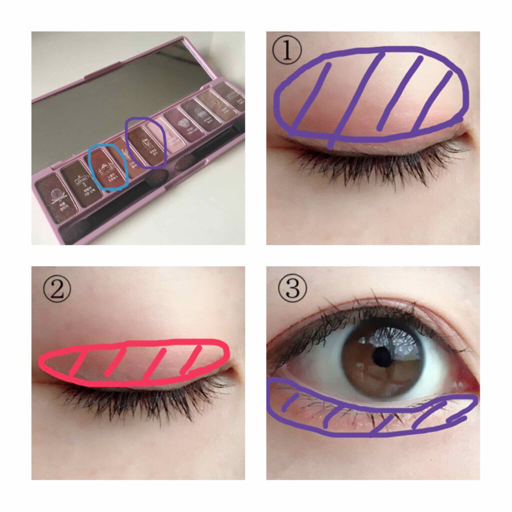 プレイカラー アイシャドウ/ETUDE/アイシャドウパレットを使ったクチコミ(2枚目)