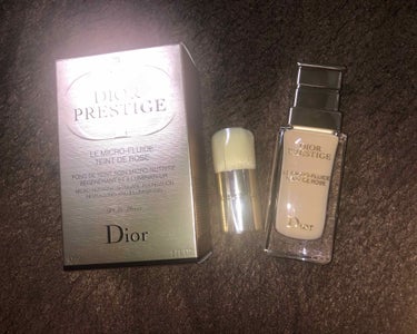 プレステージ ル フルイド タン ドゥ ローズ/Dior/リキッドファンデーションを使ったクチコミ（2枚目）