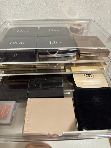 重なるアクリルケース2段引出・大/無印良品/その他化粧小物を使ったクチコミ(5枚目)