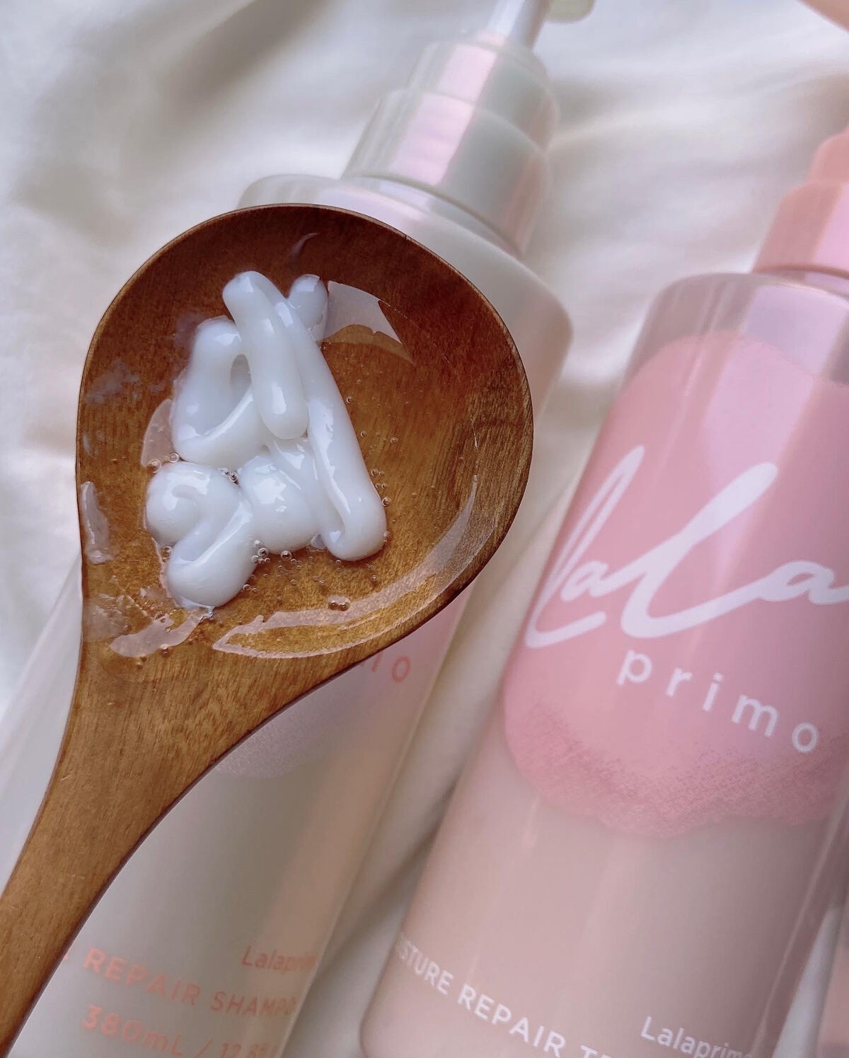 ララプリモ モイスチャーリペア シャンプー／トリートメント/ララプリモ /市販シャンプーを使ったクチコミ（2枚目）