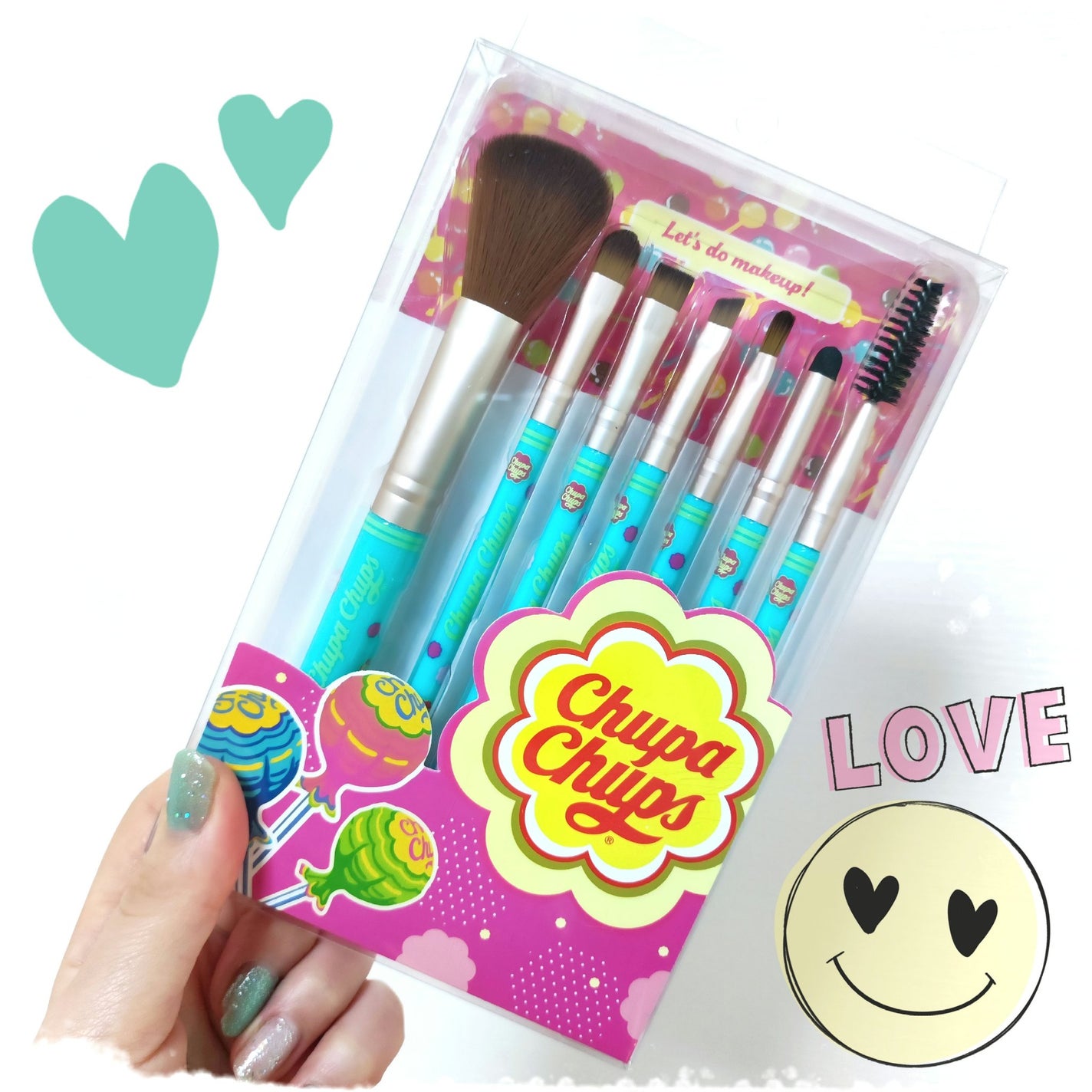 チュッパチャプスコスメブラシセット/ピーナッツクラブ/メイクアップキットを使ったクチコミ(1枚目)