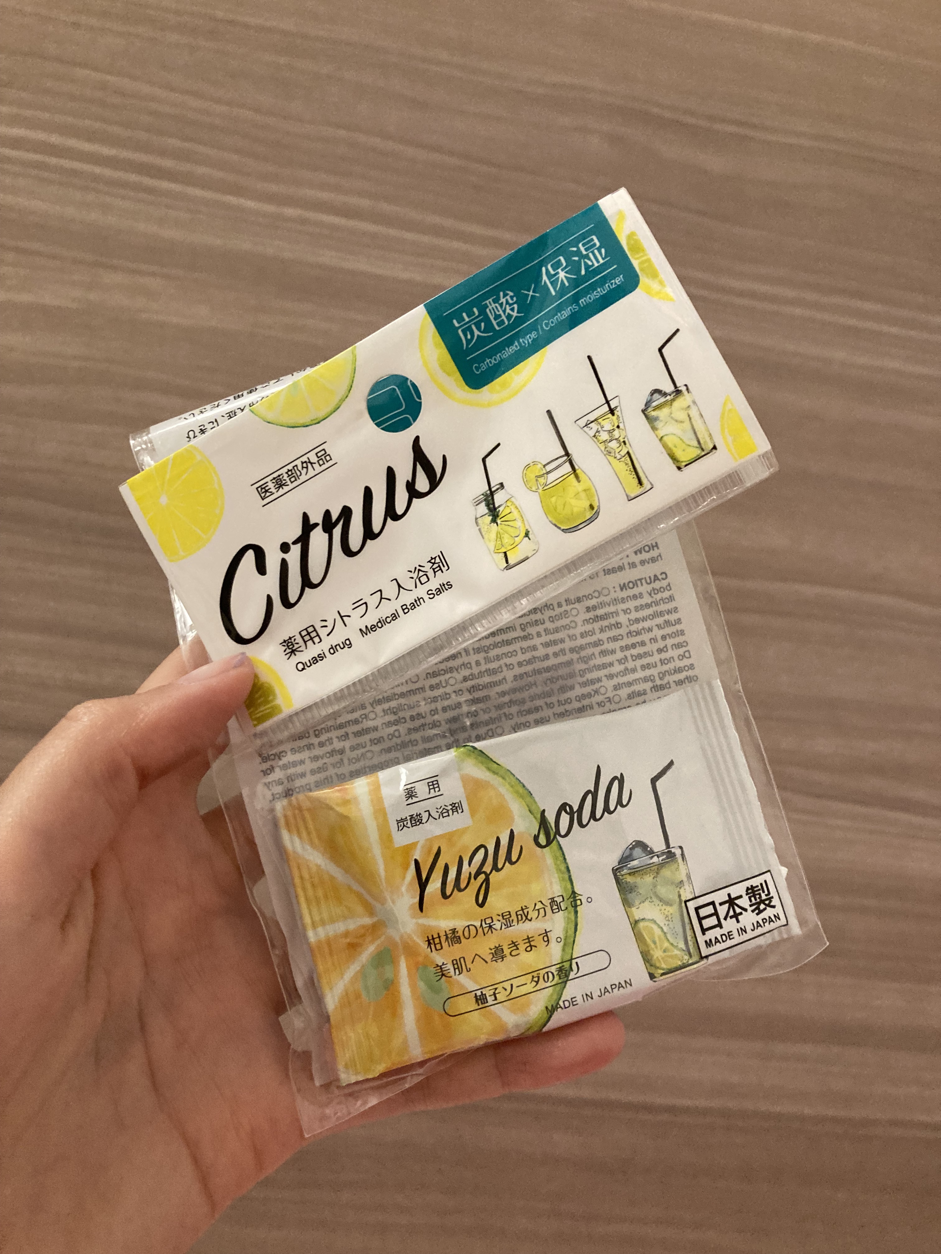 薬用入浴剤 Citrus/紀陽除虫菊/炭酸系入浴剤を使ったクチコミ（2枚目）