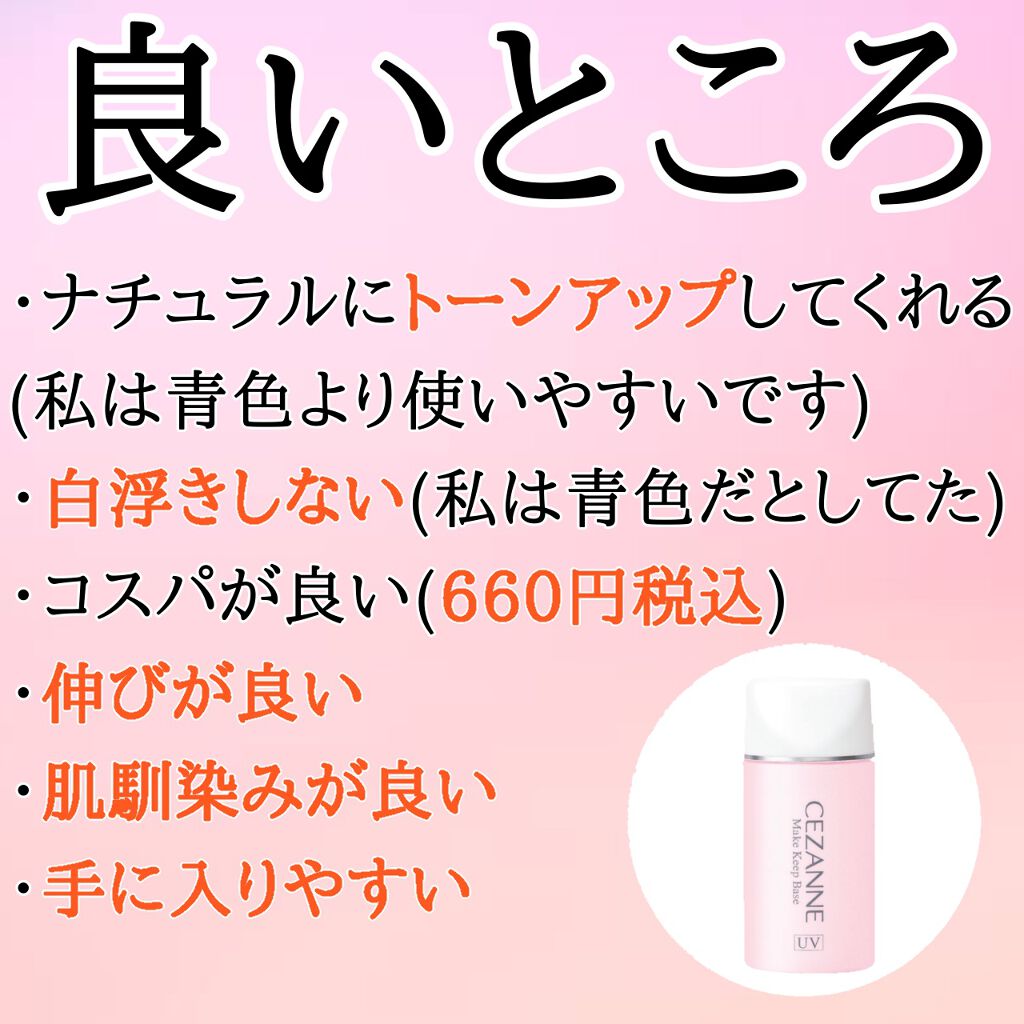 皮脂テカリ防止下地/CEZANNE/化粧下地を使ったクチコミ(2枚目)