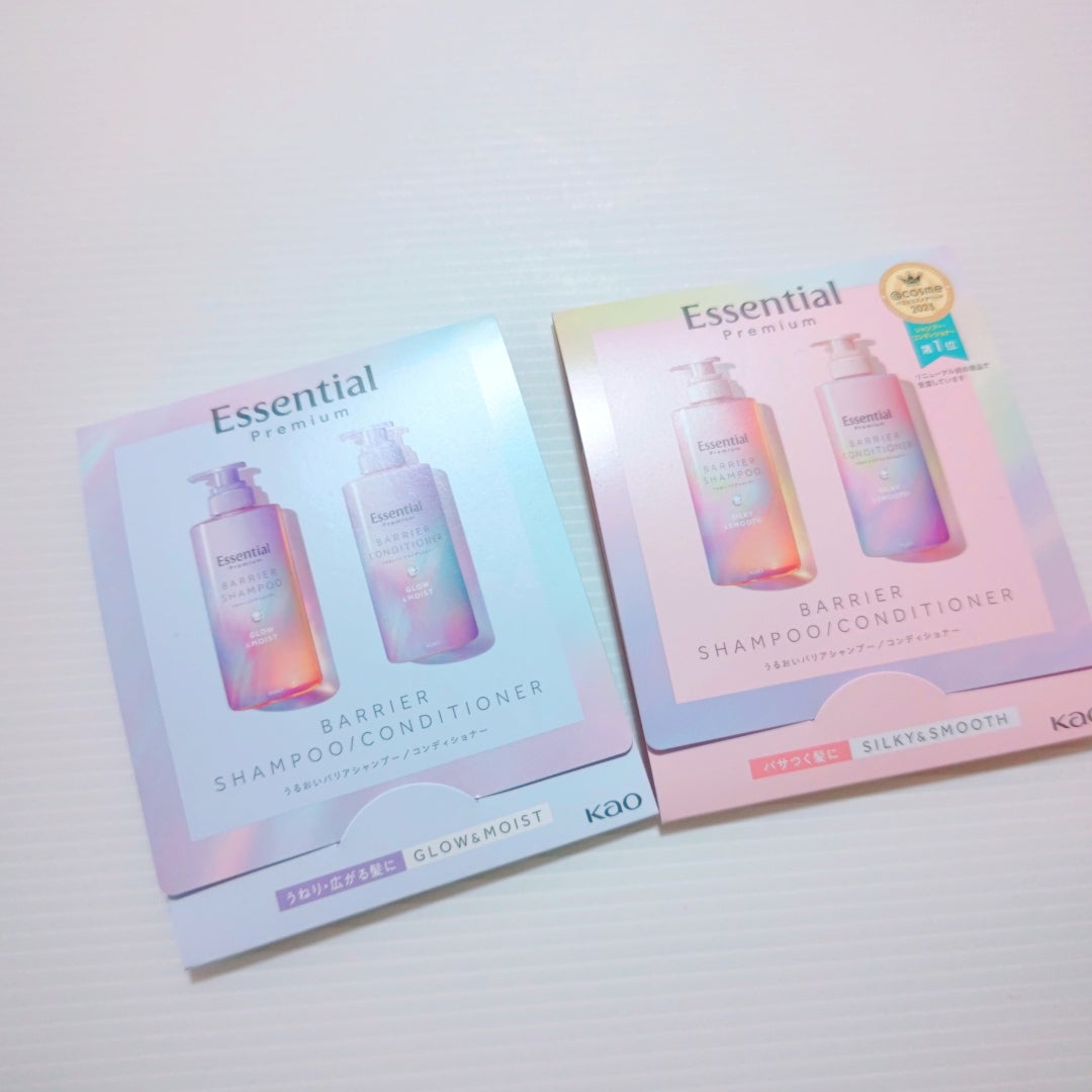 エッセンシャルプレミアム バリアシャンプー・コンディショナー シルキー&スムース/エッセンシャル/市販シャンプーを使ったクチコミ(4枚目)