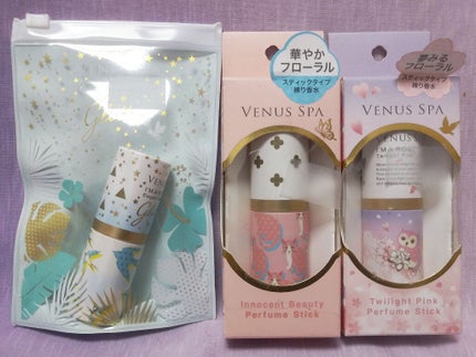 パフュームスティック グリッター エレガントビューティ/ヴィーナススパ/練り香水の画像