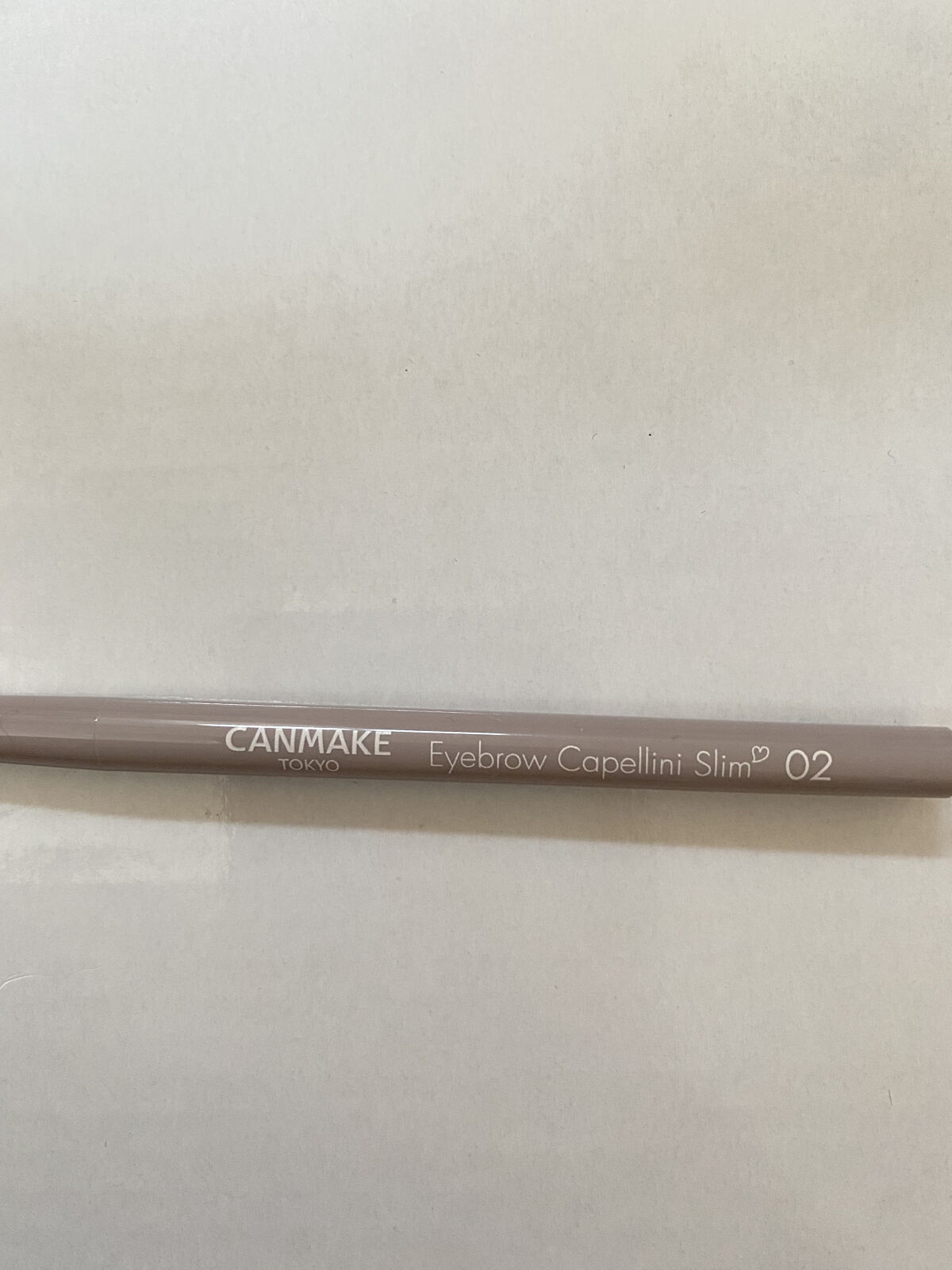 アイブロウカッペリーニスリム 02 ナチュラルブラウン/キャンメイク/アイブロウペンシルを使ったクチコミ（1枚目）