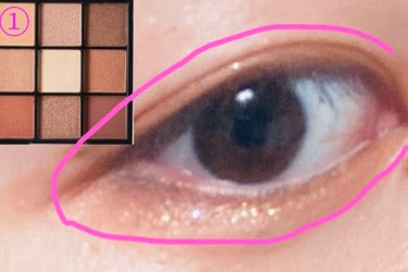 UR GLAM　BLOOMING EYE COLOR PALETTE/U R GLAM/パウダーアイシャドウを使ったクチコミ（3枚目）