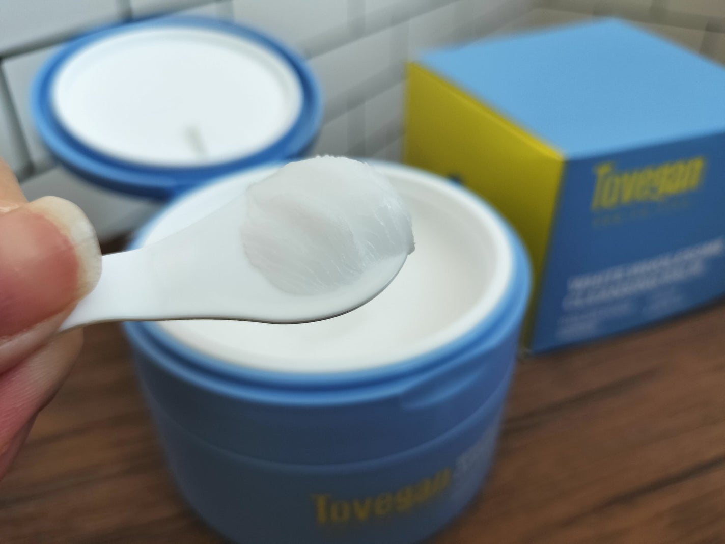 カラーフードシリーズホワイトホールサムクレンジングバーム/Tovegan/クレンジングバームを使ったクチコミ(3枚目)