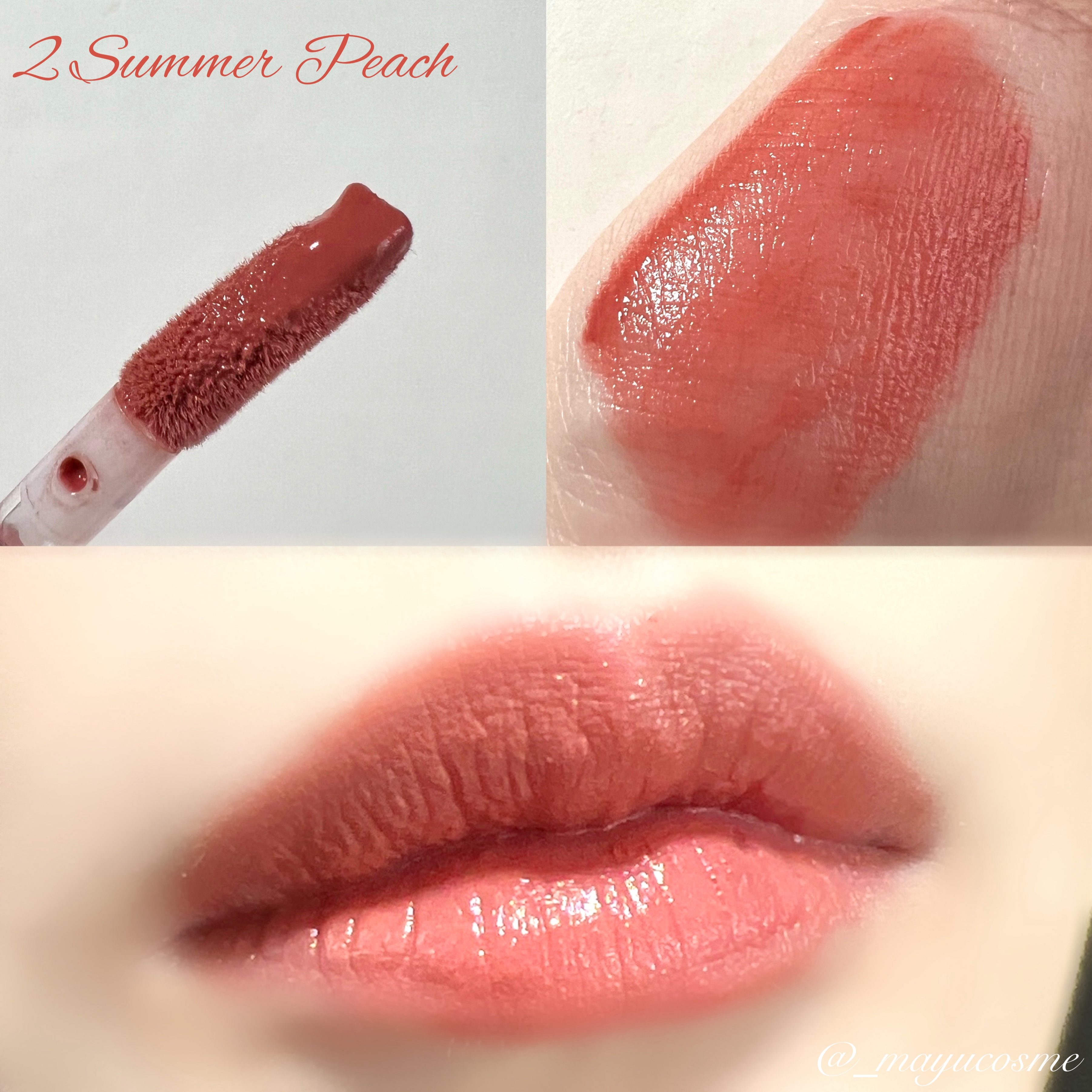 ブラーリーティント ヒドゥンビロウ/Huxley/リップティントを使ったクチコミ（3枚目）