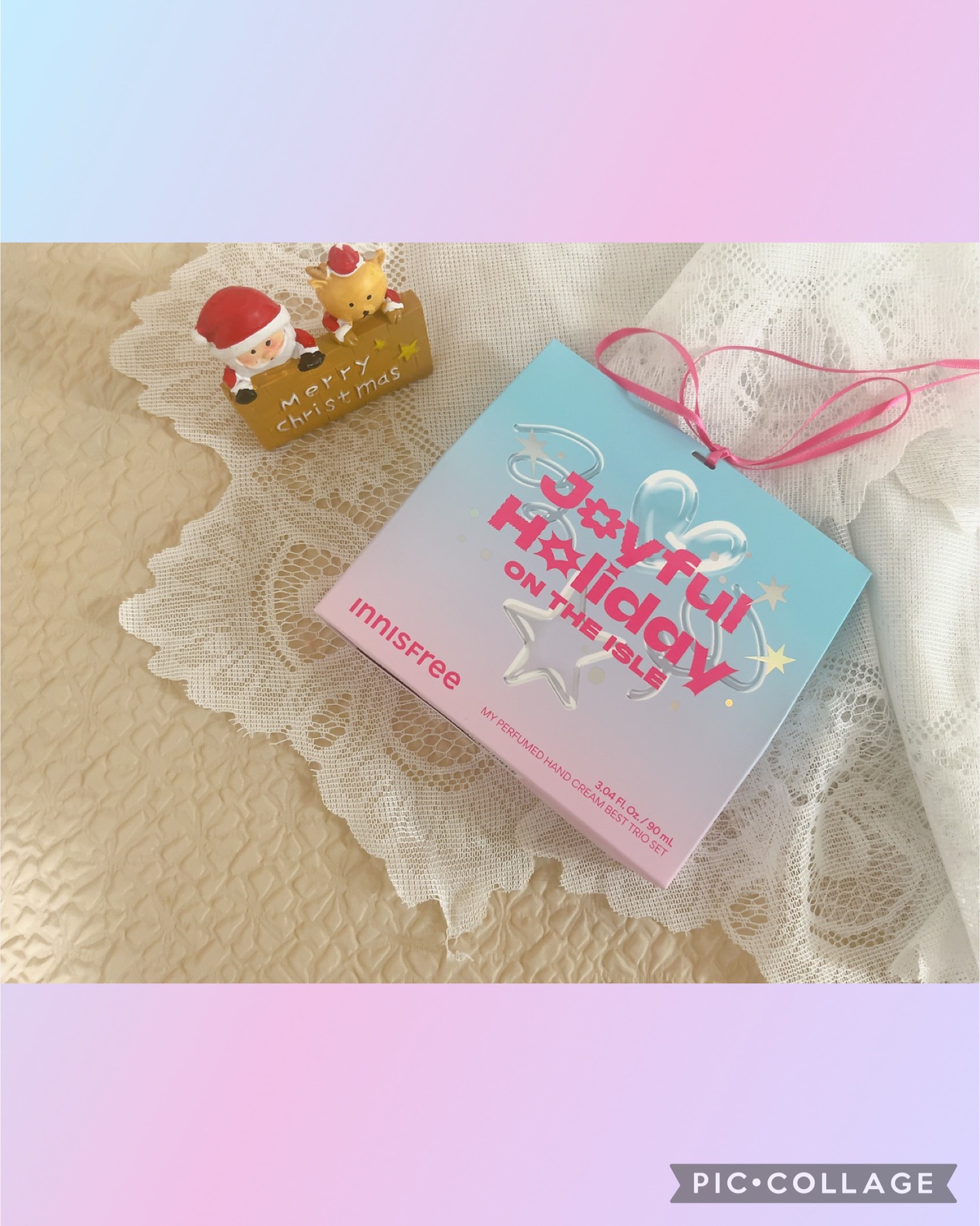 ホリデー　パフュームド　ハンドクリーム　 ベスト　トリオセット/innisfree/ハンドクリームを使ったクチコミ（2枚目）