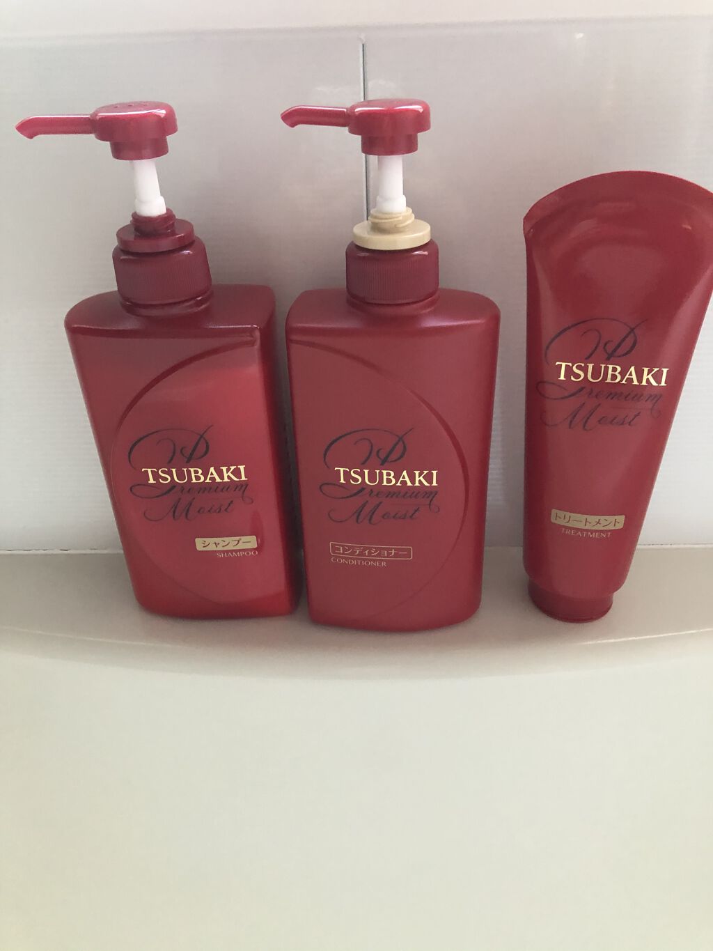 プレミアムモイスト シャンプー／ヘアコンディショナー/TSUBAKI/市販シャンプーを使ったクチコミ（1枚目）