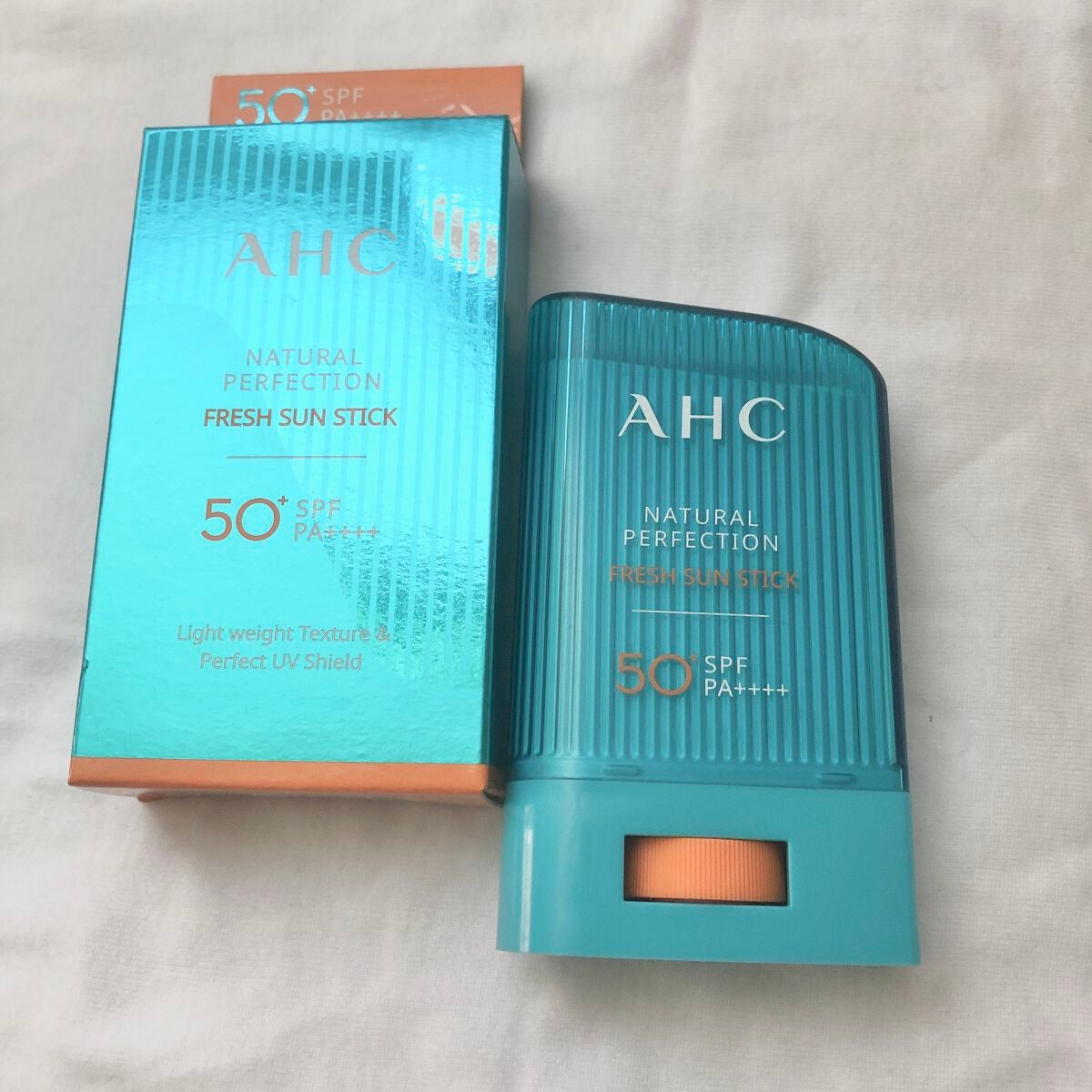 ナチュラルパーフェクションフレッシュサンスティック/AHC/日焼け止めスティックを使ったクチコミ(1枚目)