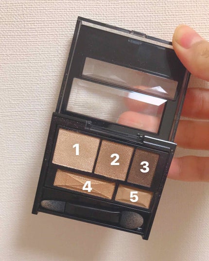 ブラウンシェードアイズN/KATE/アイシャドウパレットを使ったクチコミ(2枚目)