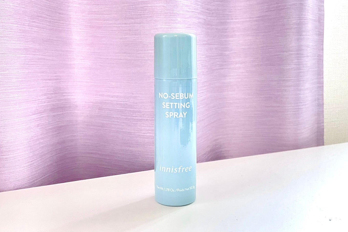 ノーセバム セッティングスプレー/innisfree/ミスト状化粧水を使ったクチコミ(1枚目)