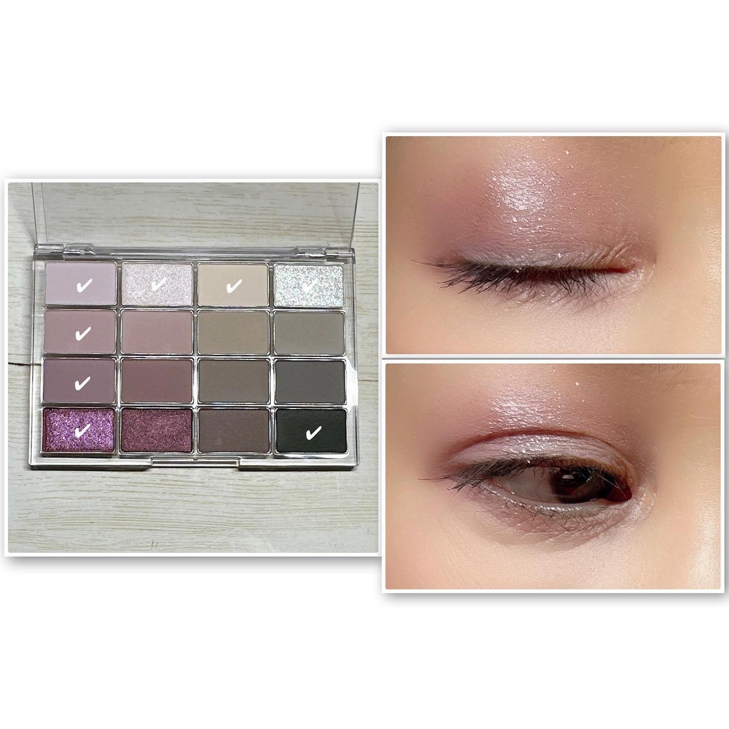 ソフトブラーリングアイパレット/wakemake/アイシャドウパレットを使ったクチコミ(5枚目)