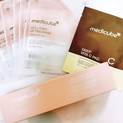 もち肌コラーゲンリフティングマスク/MEDICUBE/シートマスク・パックを使ったクチコミ(5枚目)