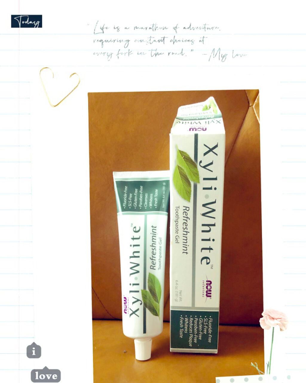 XyliWhite Toothpaste Gel Refreshmint/Now Foods/歯磨き粉を使ったクチコミ(1枚目)