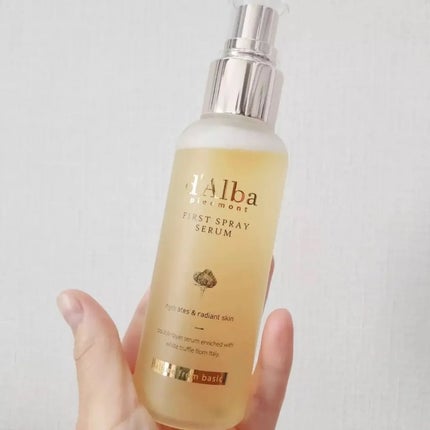 ダルバ ホワイトトリュフファーストスプレーセラム/ダルバ/ミスト状化粧水を使ったクチコミ(4枚目)