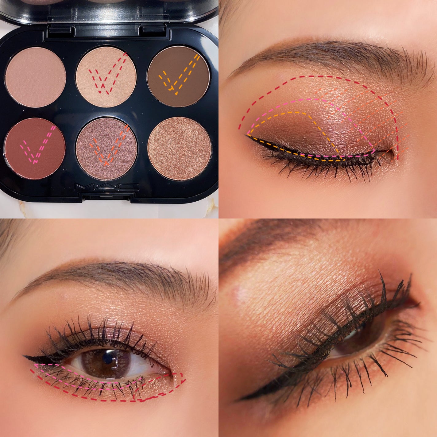 コネクト イン カラー アイシャドウ パレット × 6/M・A・C/アイシャドウパレットを使ったクチコミ(5枚目)