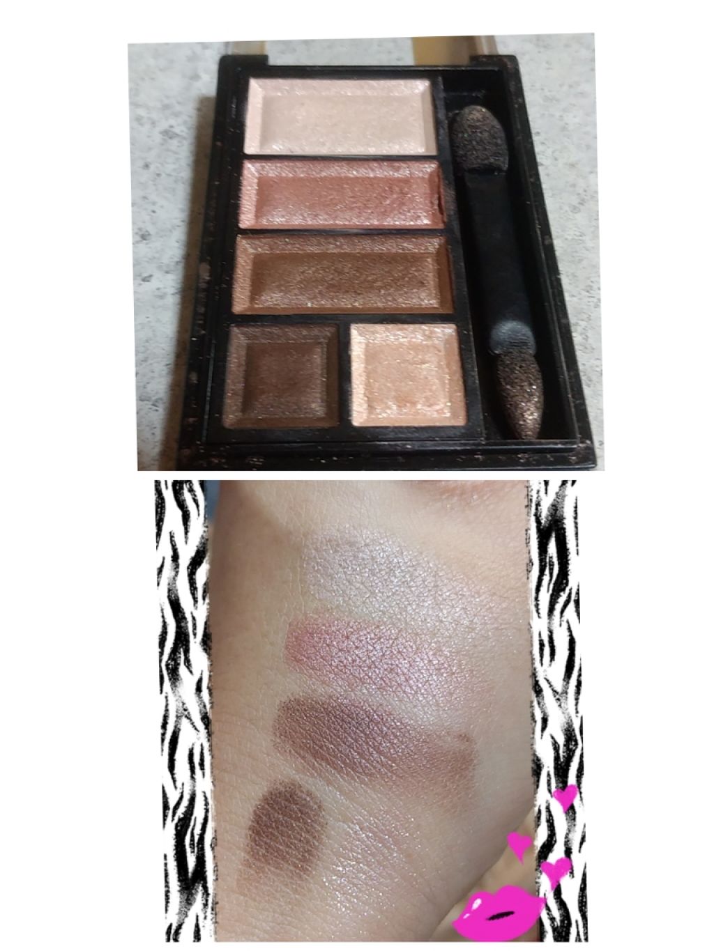 ショコラスウィート アイズ/リンメル ロンドン/アイシャドウパレットを使ったクチコミ（2枚目）