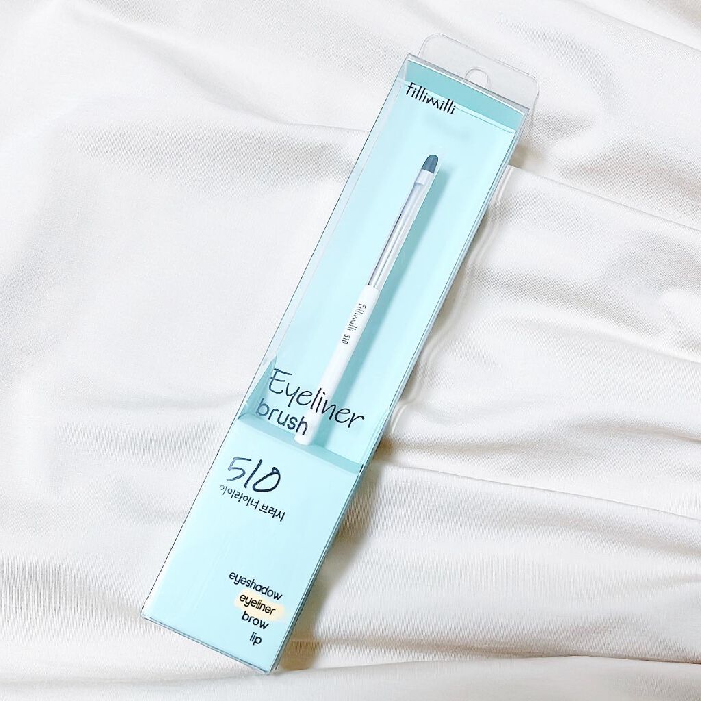 アイライナーブラシ510/fillimilli/メイクブラシを使ったクチコミ(5枚目)